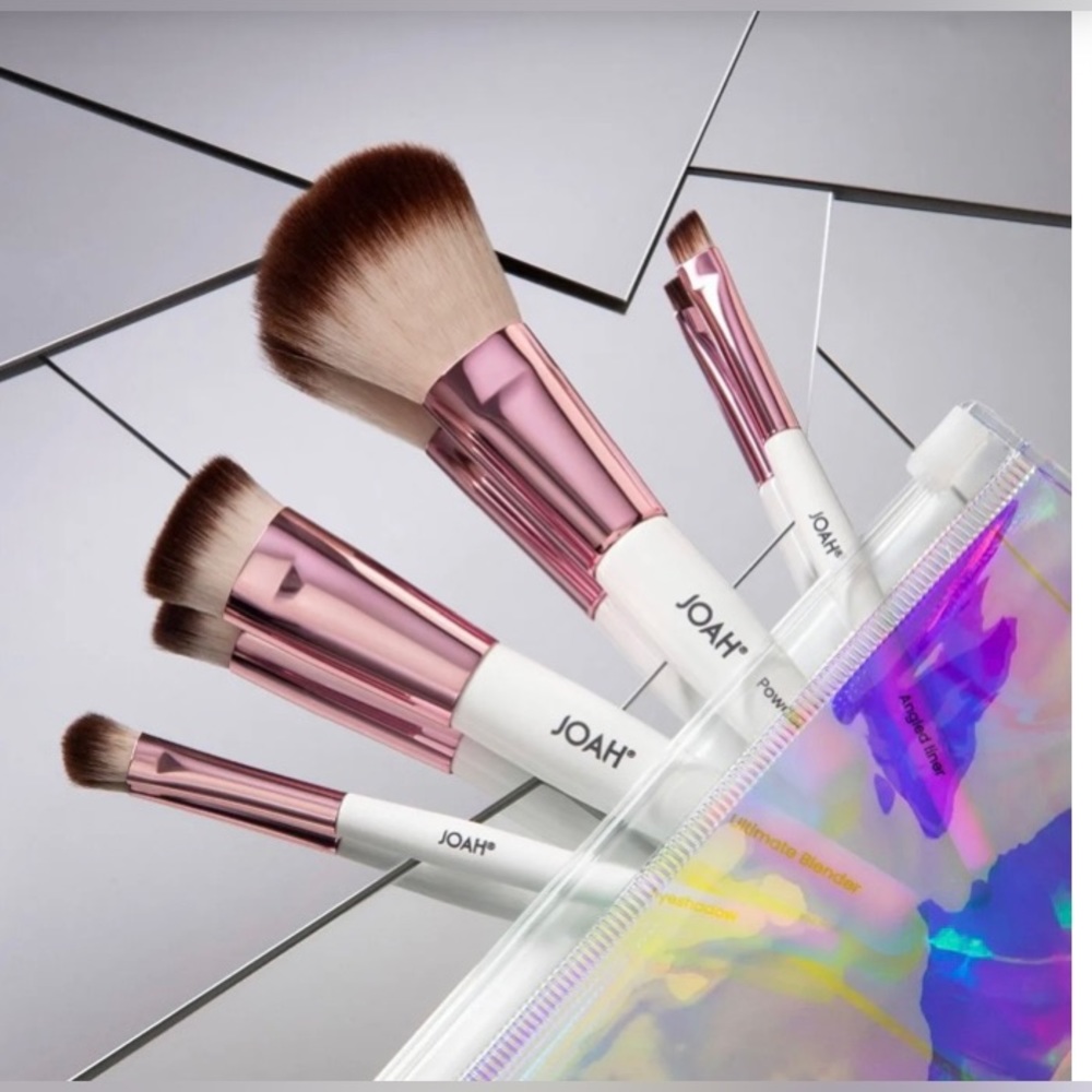 JOAH Makeup Brushes with Travel Pouch